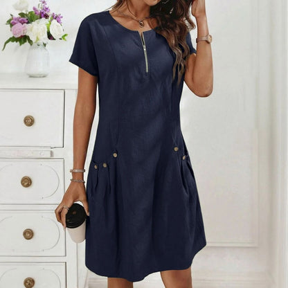 Monica™| Bequemes Sommerkleid