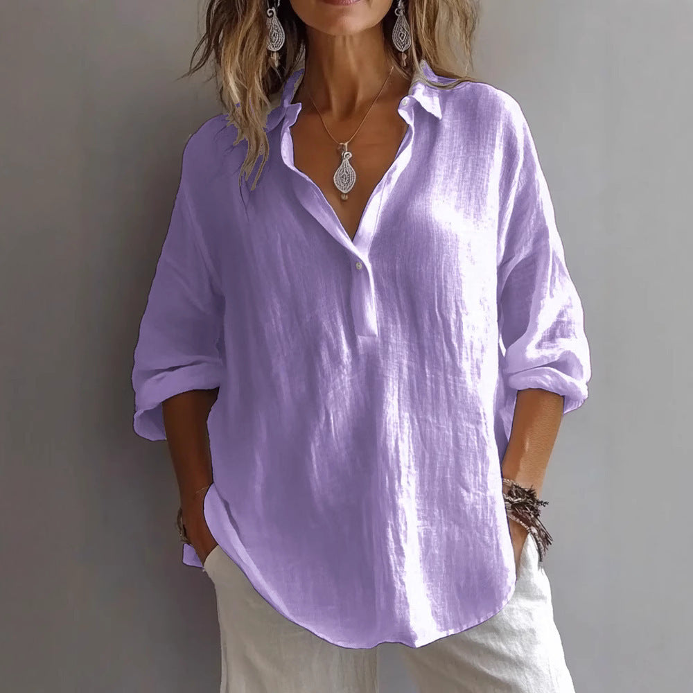 Didi™| Elegante Bluse mit V-Ausschnitt