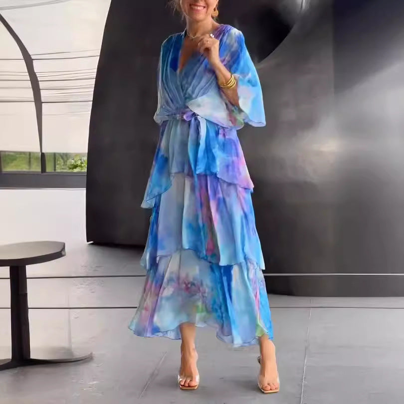 Joy™| Blumen-Lagenkleid