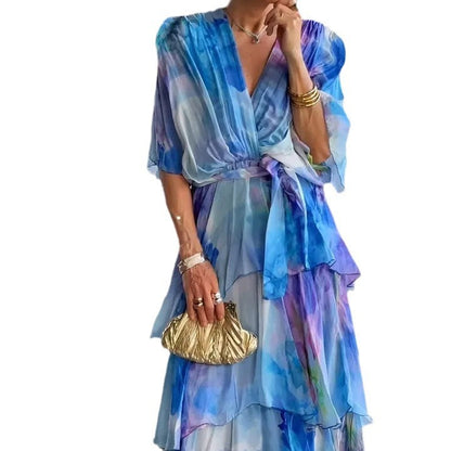 Joy™| Blumen-Lagenkleid