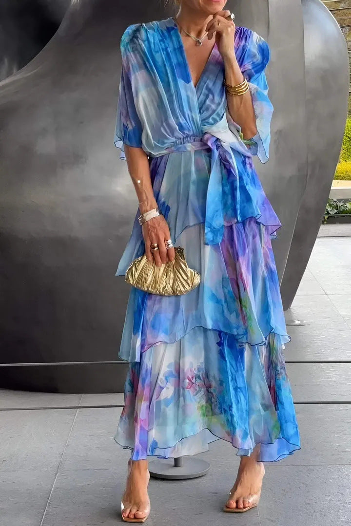 Joy™| Blumen-Lagenkleid