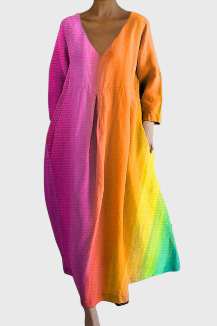 Claire™ | Bequemes Kleid mit elegantem V-Ausschnitt
