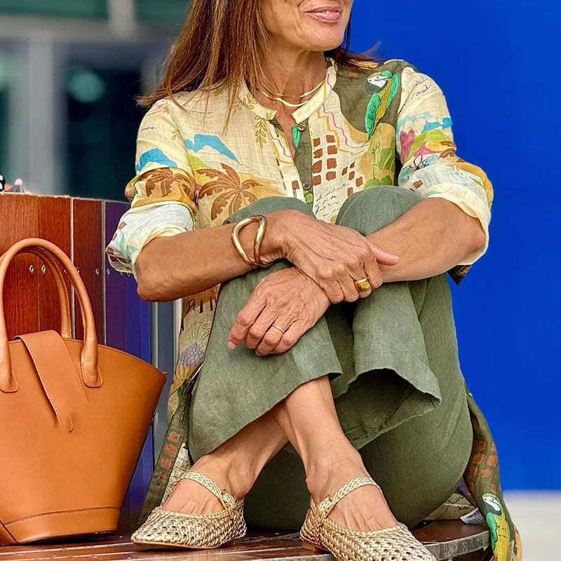 Jessica™ | Leinen Co-ord Set