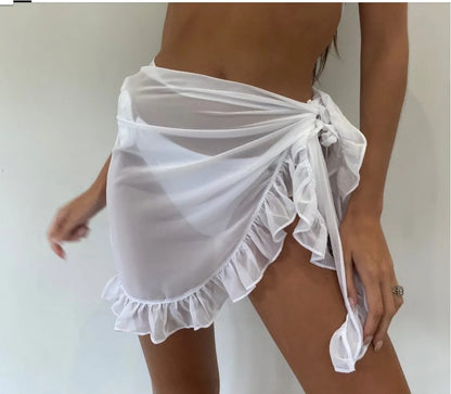 Soraia™ I Ruffle Bikini Cover-Up Sarong