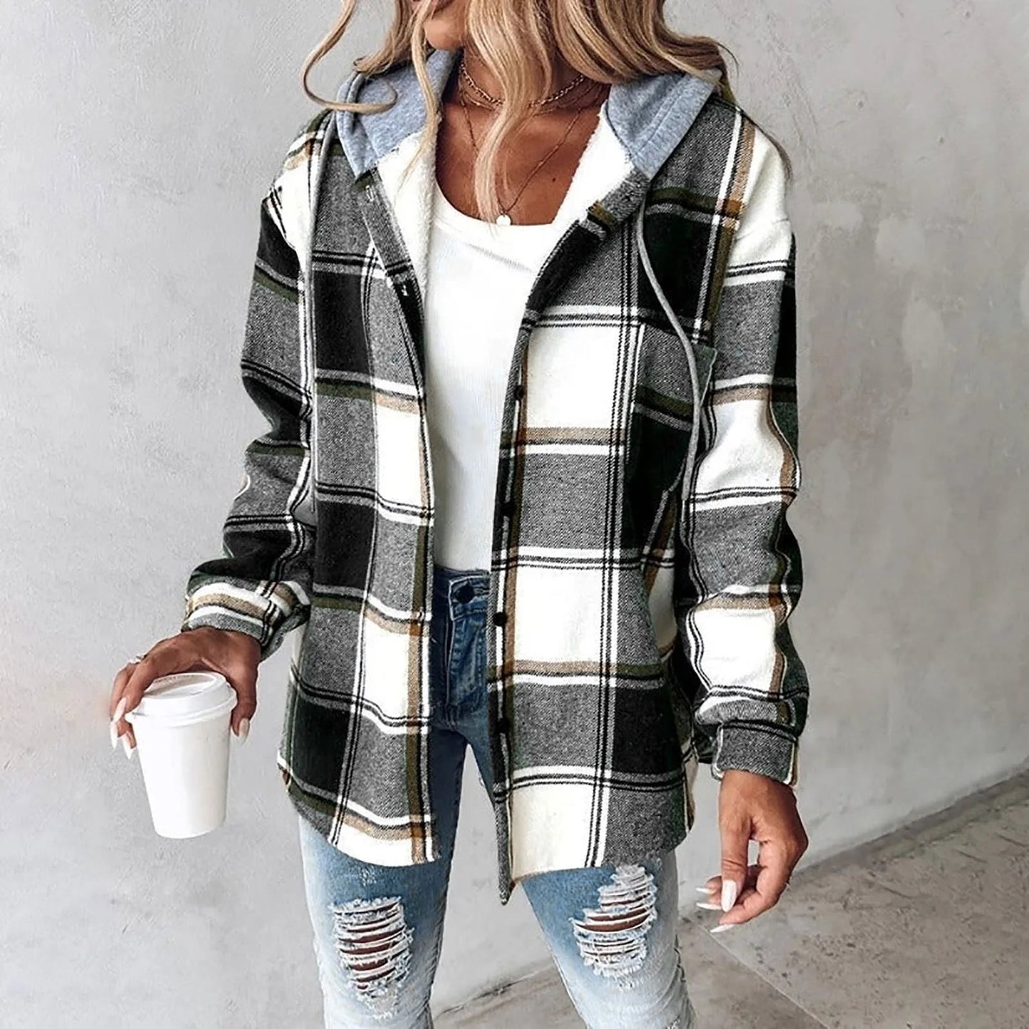 Josefin™ | Aurora Flanelljacke