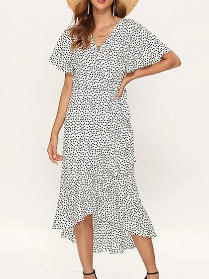 Aide™| Wickelkleid mit Schlitz