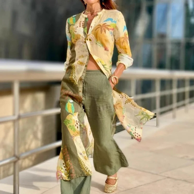 Jessica™ | Leinen Co-ord Set