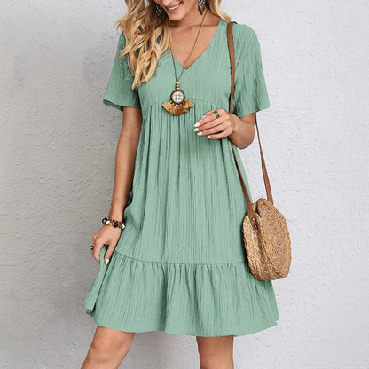 Leefke™| Sommerkleid Luftig, Feminin & Zeitlos