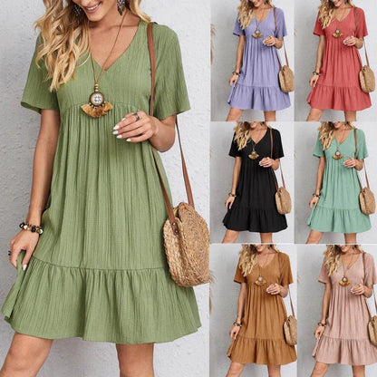 Leefke™| Sommerkleid Luftig, Feminin & Zeitlos