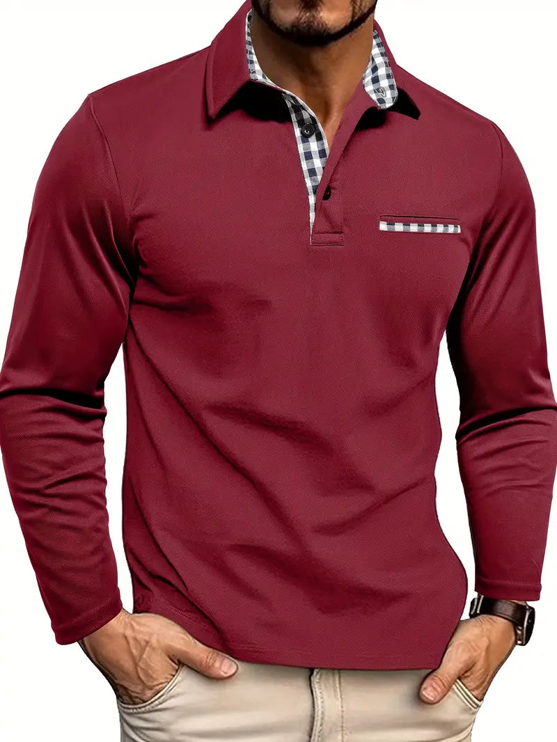 Erik™ | Poloshirt mit langen Ärmeln