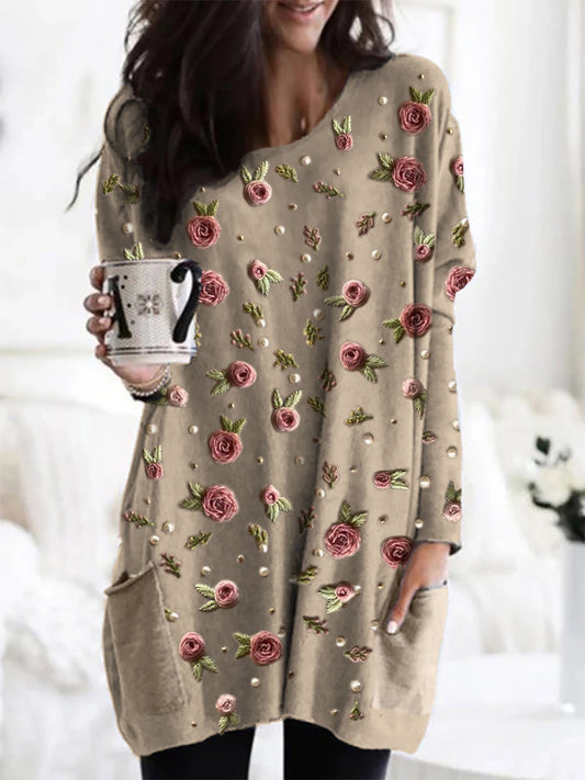 Romiselle™ | Tunika mit Rosenprint