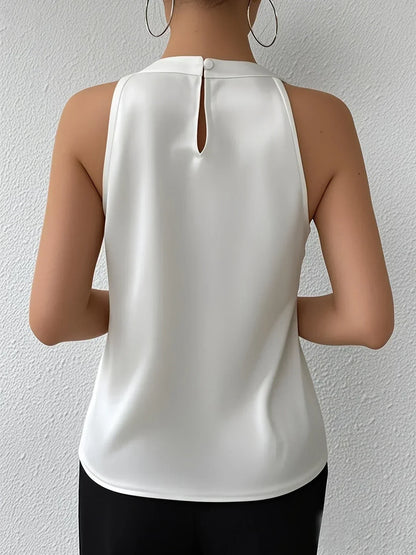 Miranda™ | Elegante Satinbluse mit freien Schultern