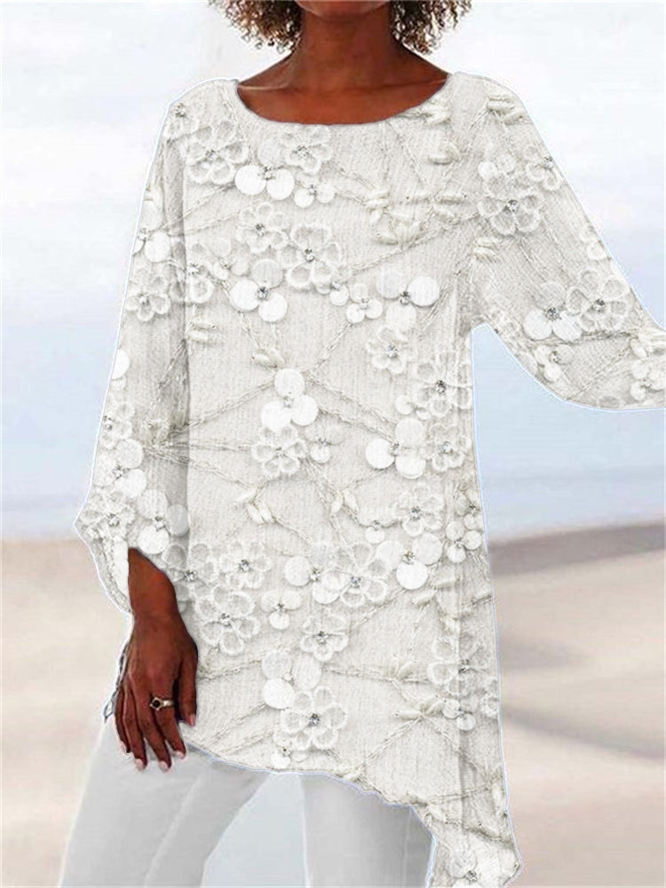 Ivendra™ | Oberteil mit Crystal Bloom-Print