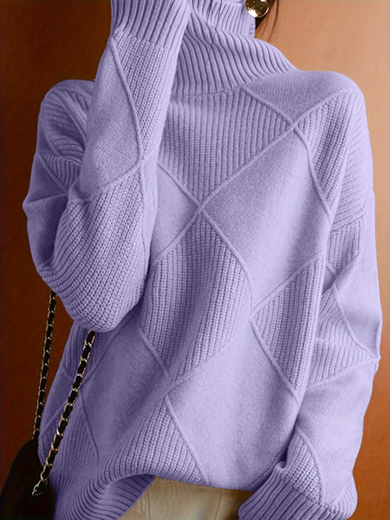 Ameline™ | Strickpullover mit hohem Kragen