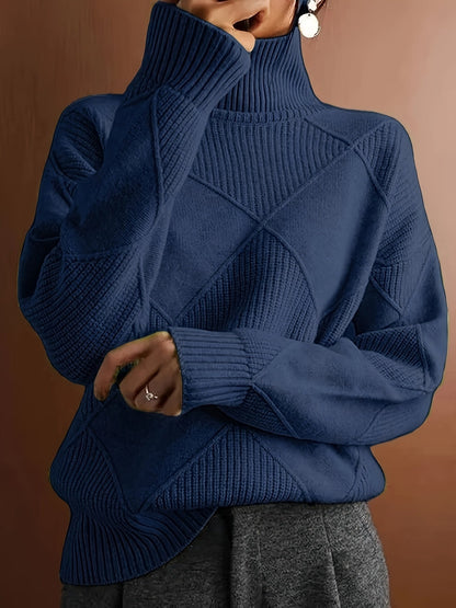 Ameline™ | Strickpullover mit hohem Kragen