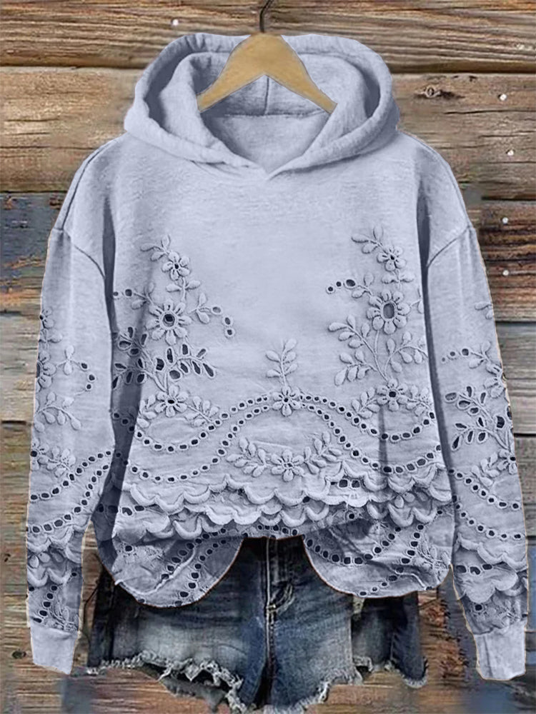 Ravella™ | Vintage-Kapuzenpullover mit Aufdruck