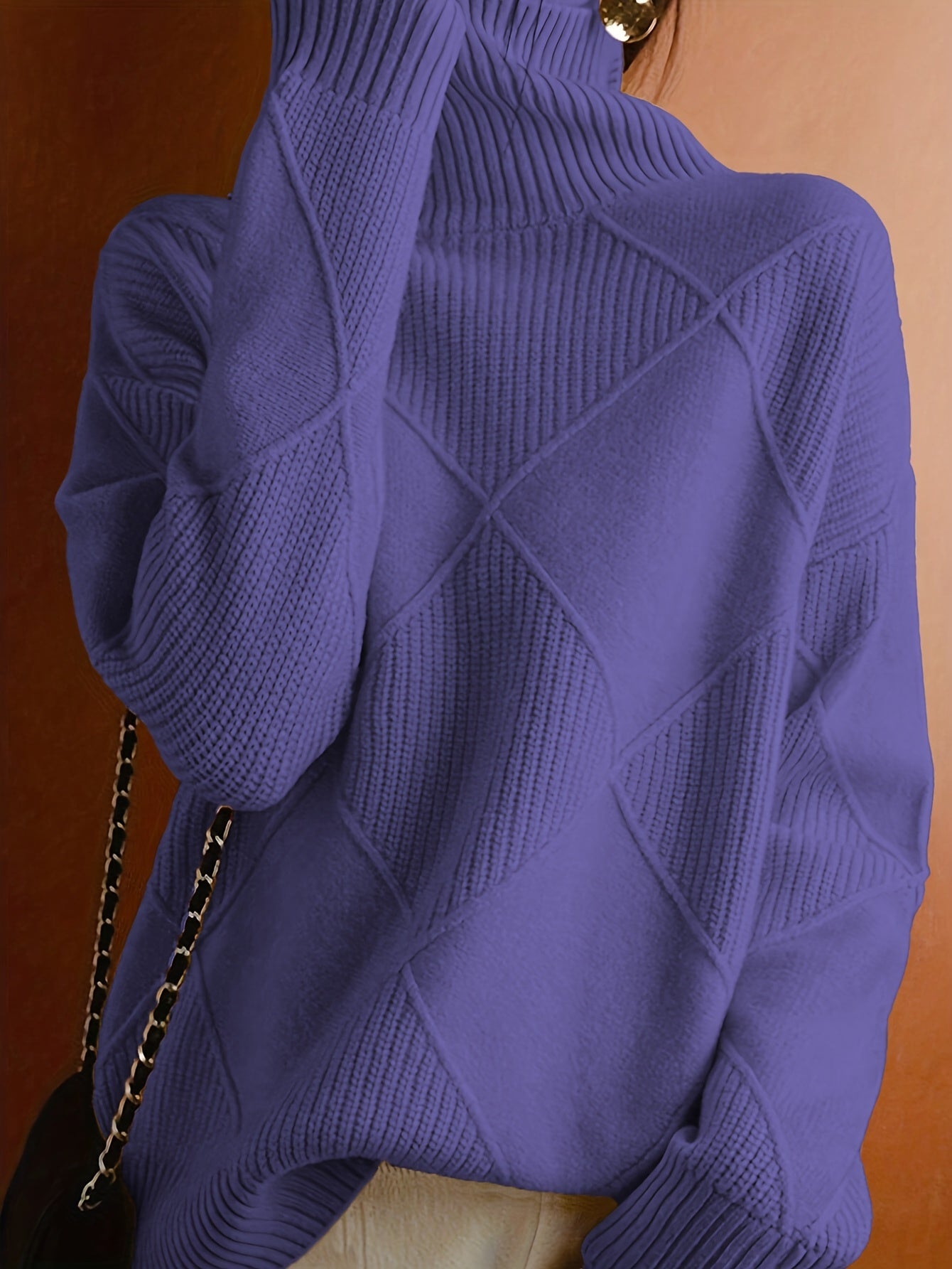 Ameline™ | Strickpullover mit hohem Kragen