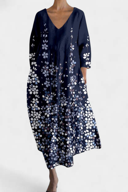 Claire™ | Bequemes Kleid mit elegantem V-Ausschnitt