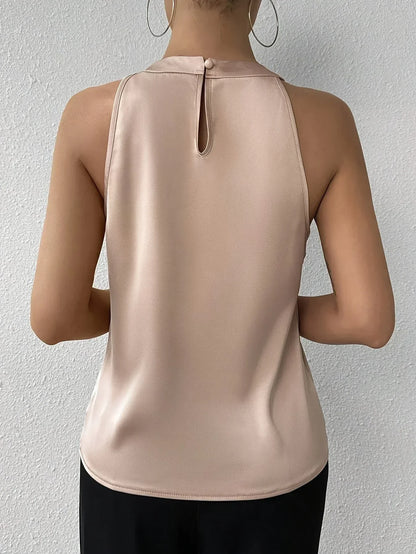 Miranda™ | Elegante Satinbluse mit freien Schultern