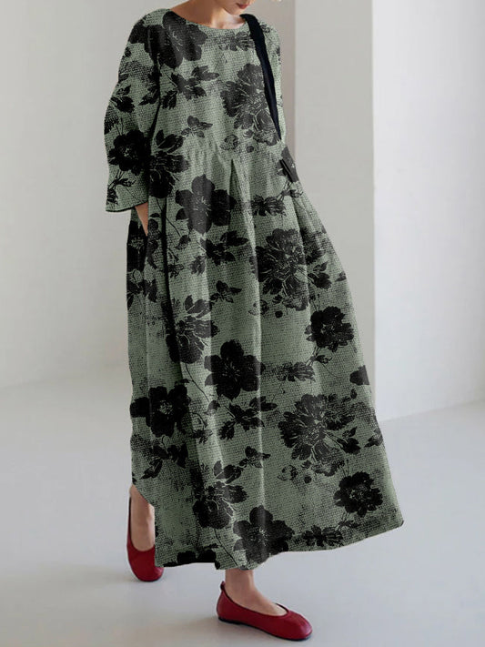 Nerisse™ | Kleid mit botanischem Print
