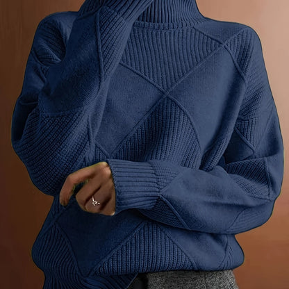 Ameline™ | Strickpullover mit hohem Kragen