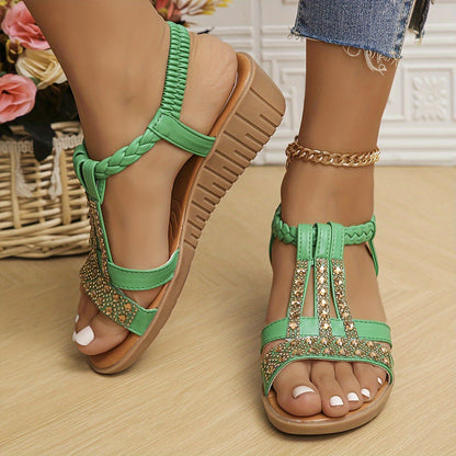 Trudy™ | Orthopädische Keilsandalen im Ibiza-Stil