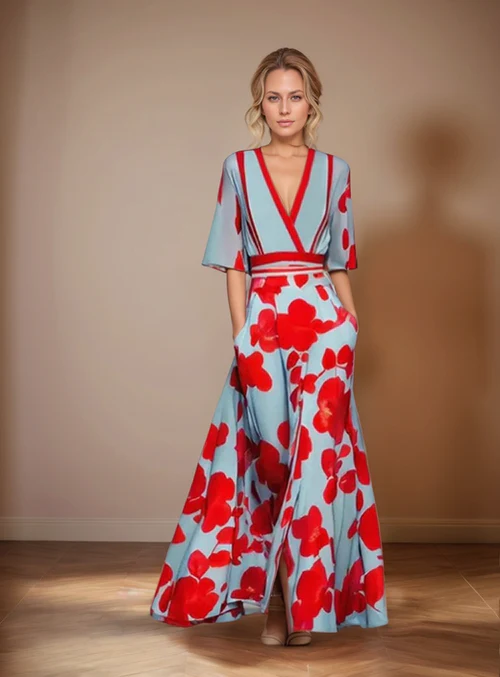 Luiza™| Kleid mit Blumenmuster