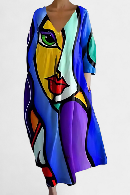 Claire™ | Bequemes Kleid mit elegantem V-Ausschnitt