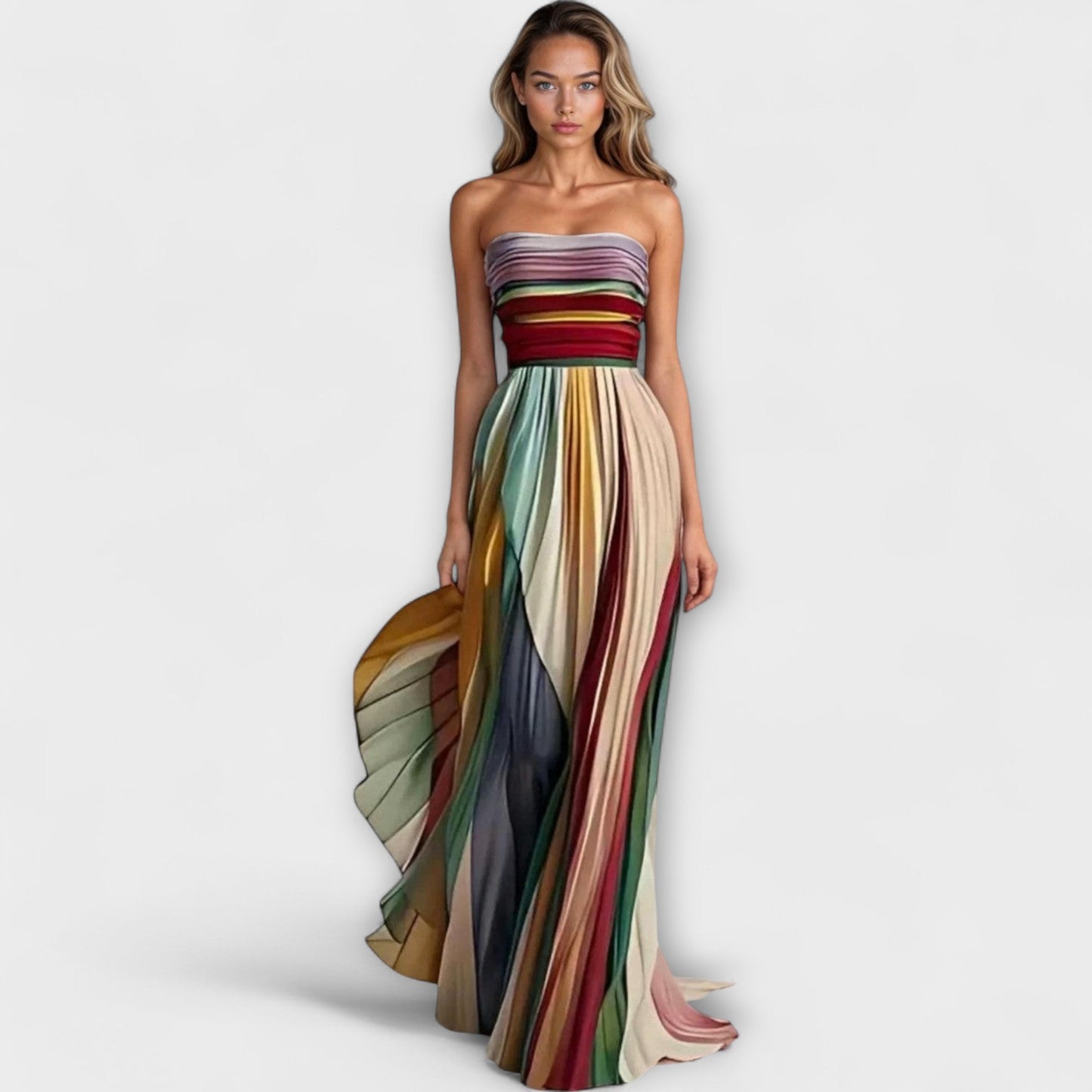 Raquel™| Feminines und Frisches Maxikleid für Sommertage